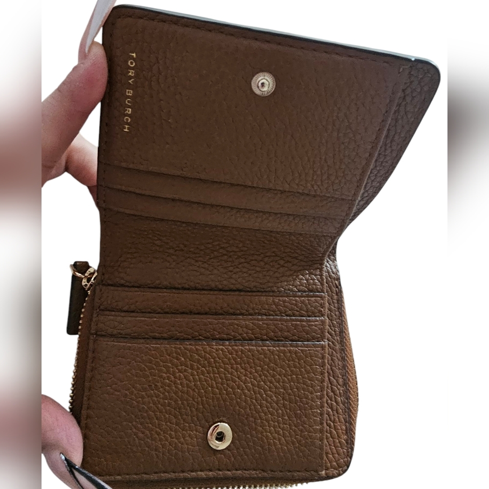 Tory Burch Brown Leather Wallet - Picture 2 of 3
